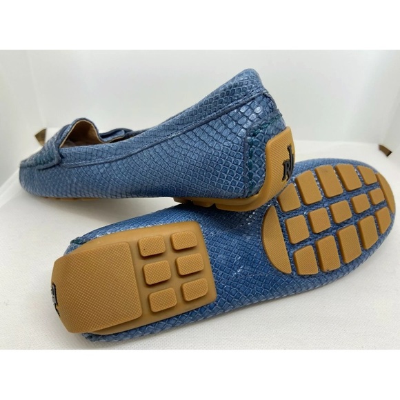 New Ralph Lauren glossy snake driving shoes size 6 - Picture 5 of 5